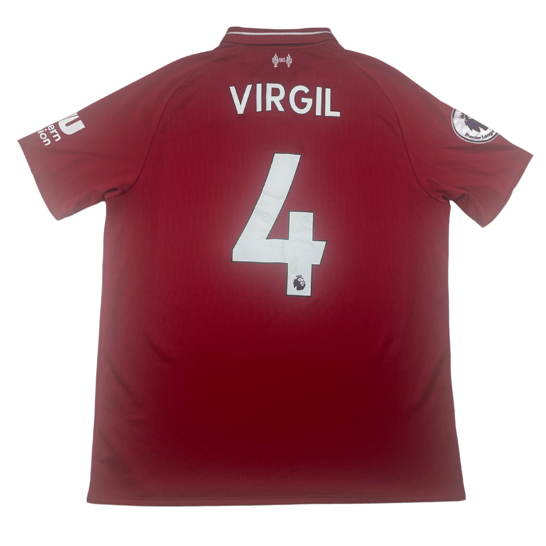 2018/19 Liverpool Home Virgil #4 (M)