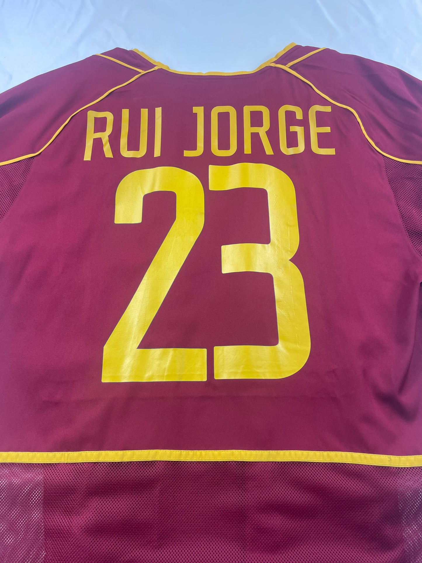 2002 Portugal Home Rui Jorge #23 Match Worn (L)