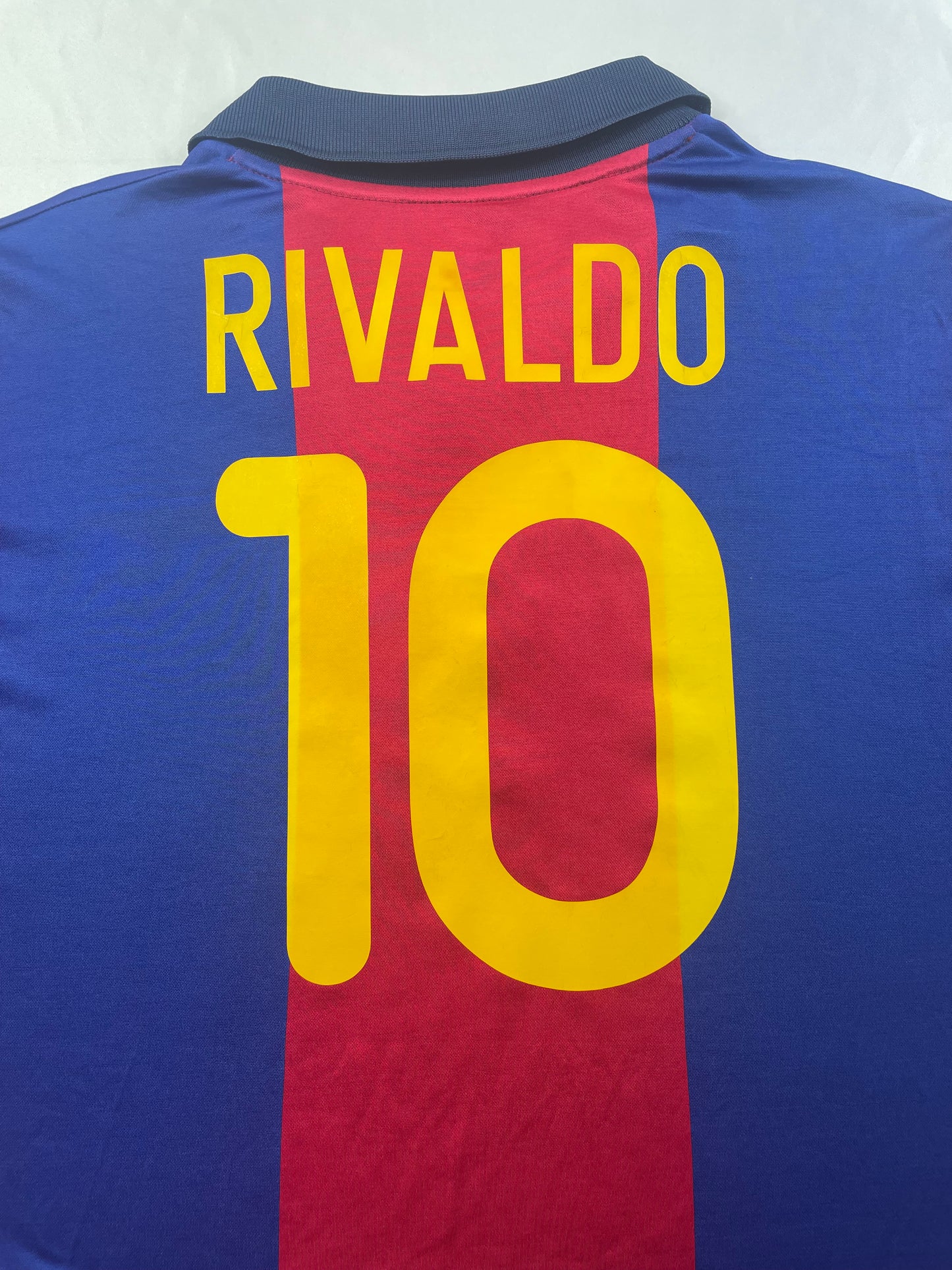 2000/01 FC Barcelona Home Rivaldo #10 (XL)