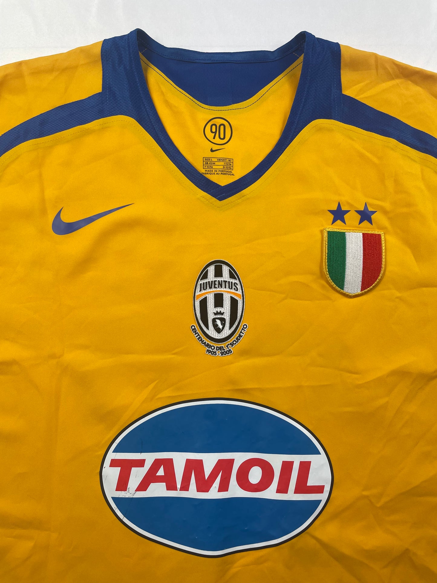 2005/06 Juventus UCL Giannichedda #23 Signed Match Worn (L)