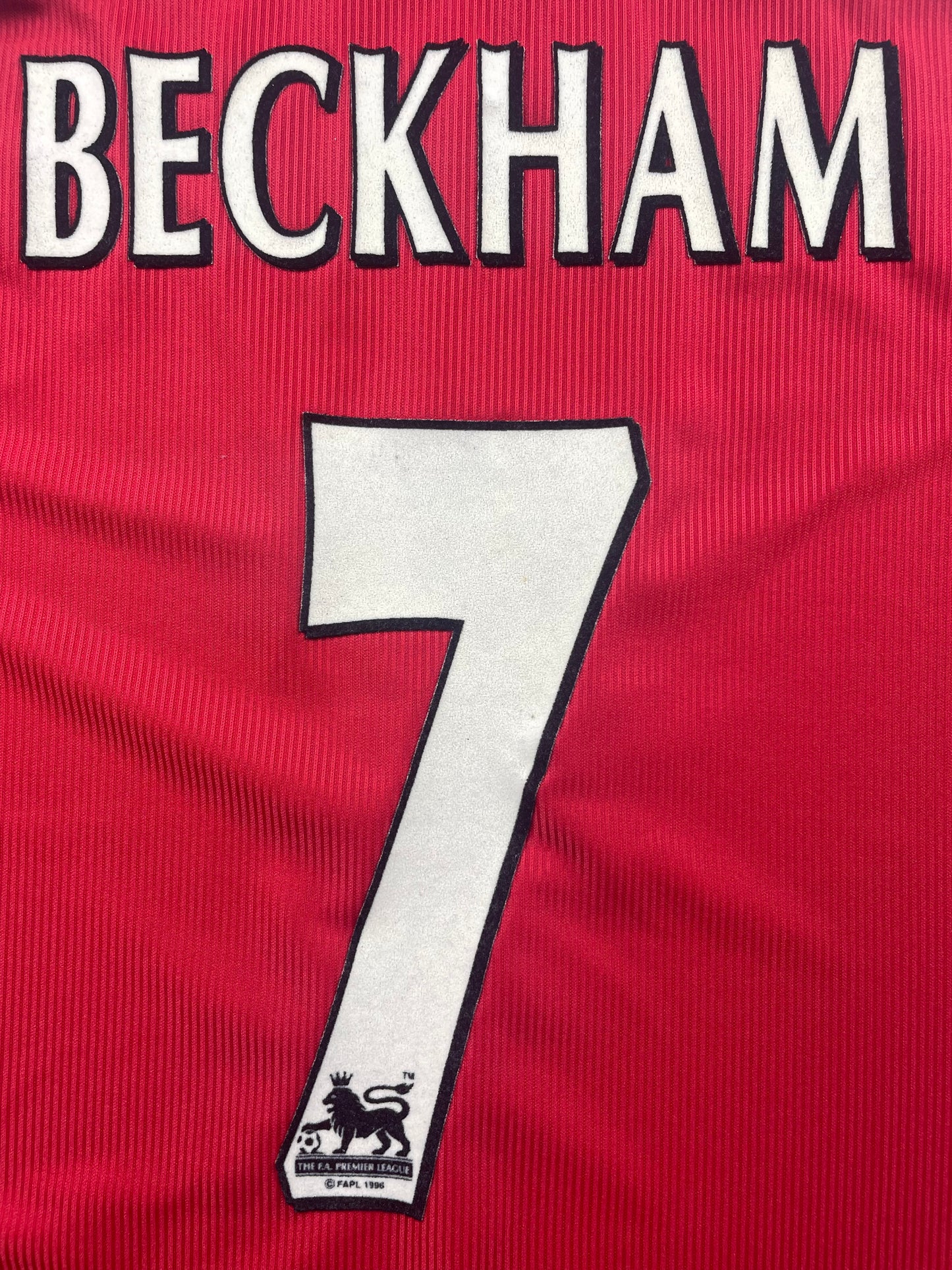 1998/00 Manchester United Home Beckham #7 (L)