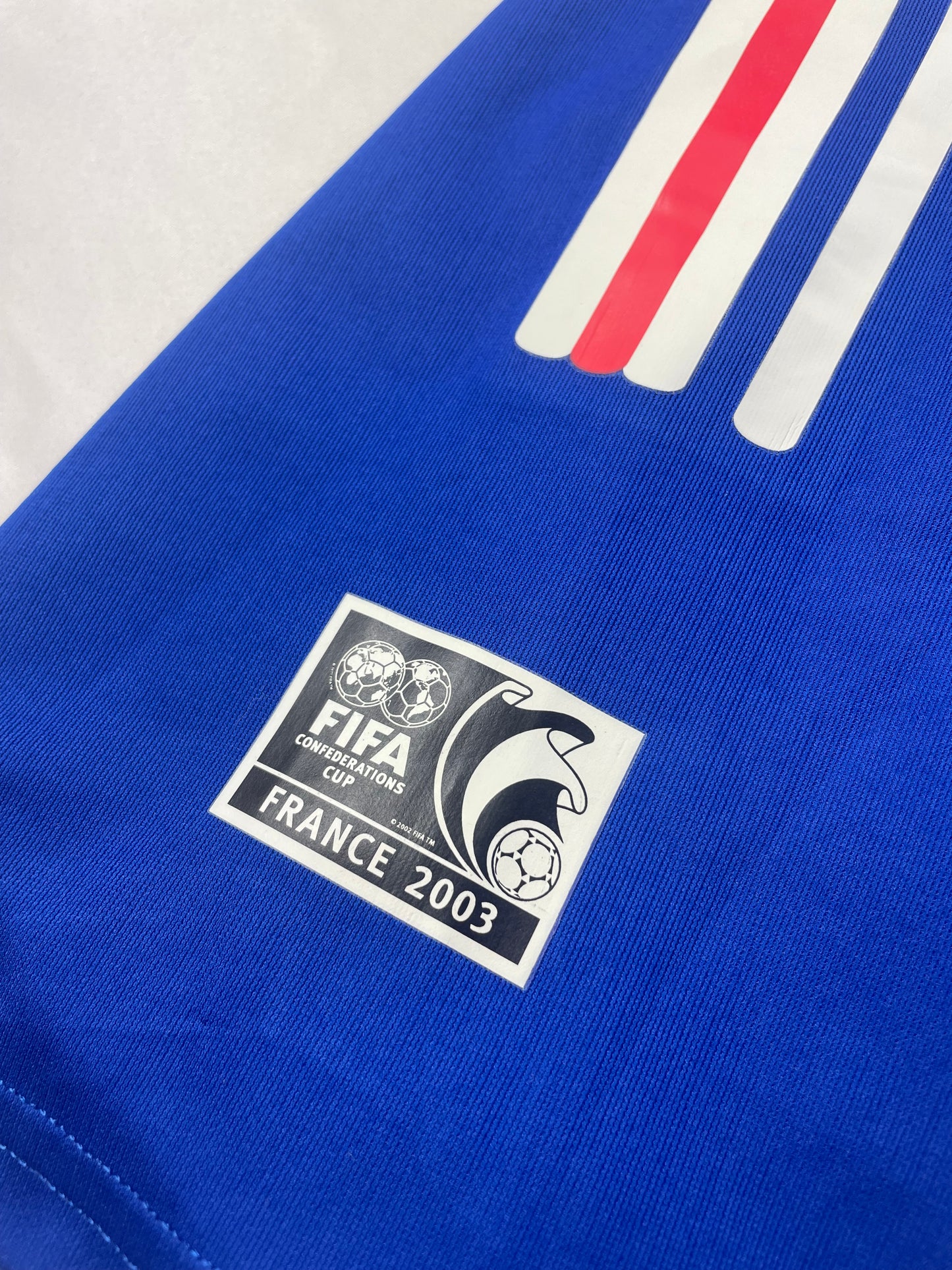 2002 France Home Pedretti #18 Match Issue (XL)