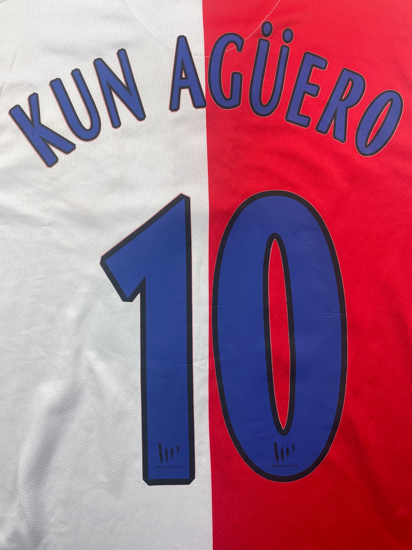 2006/07 Atlético Madrid Home Kun Agüero #10 (L)