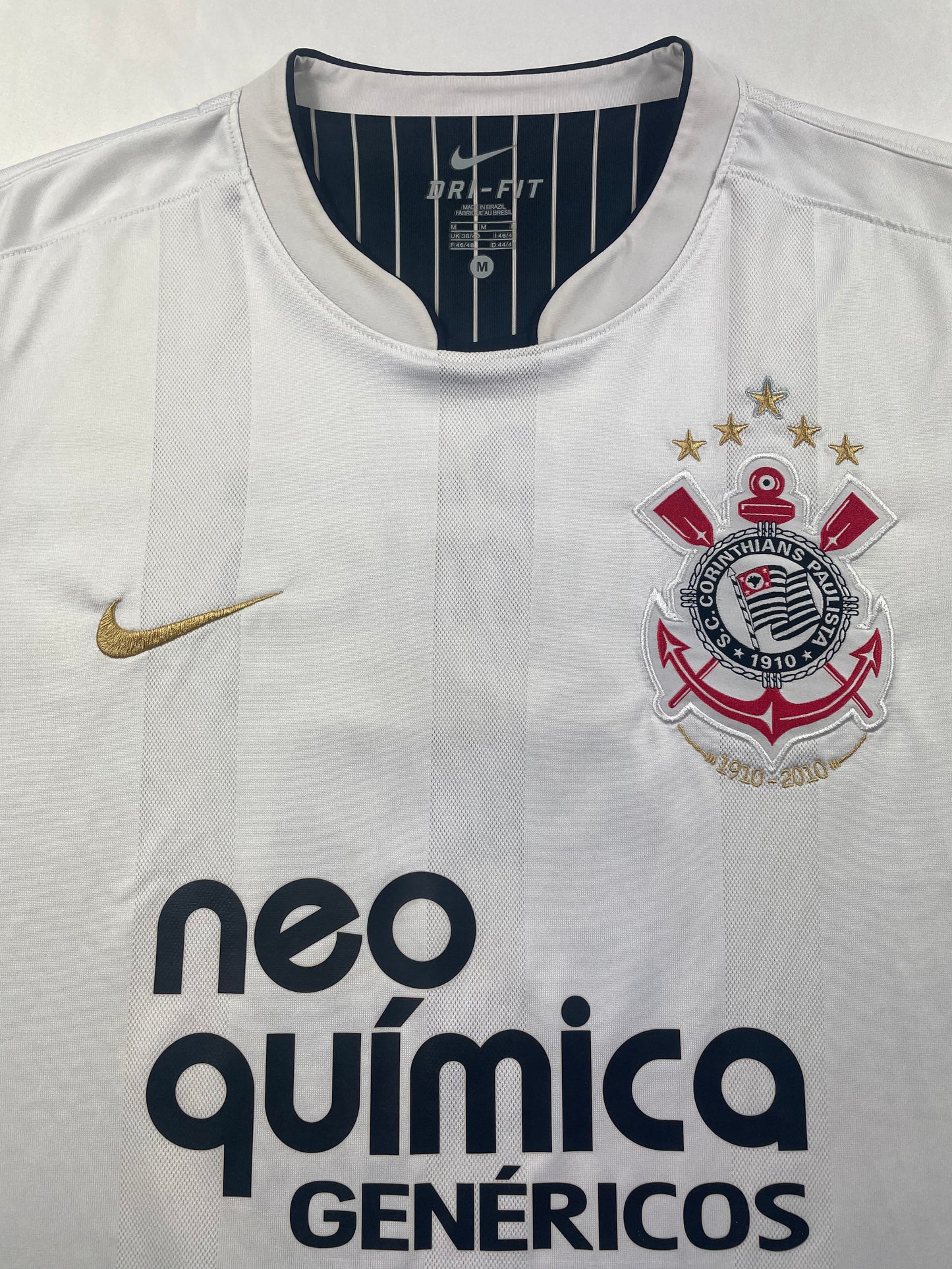 2010 SC Corinthians Paulista Centenary Ronaldo #9 (M)