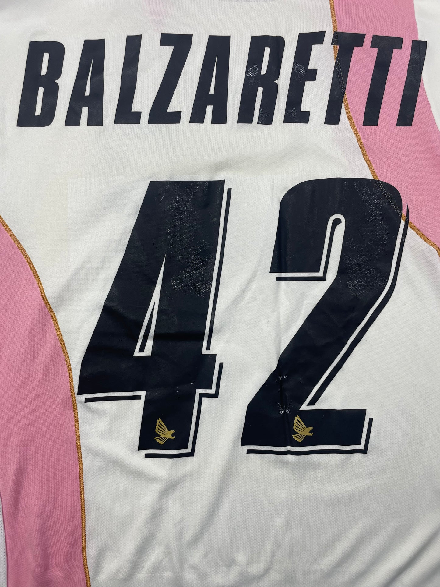 2008/09 Palerme FC Away Balzaretti #42 Player Issue (XL)