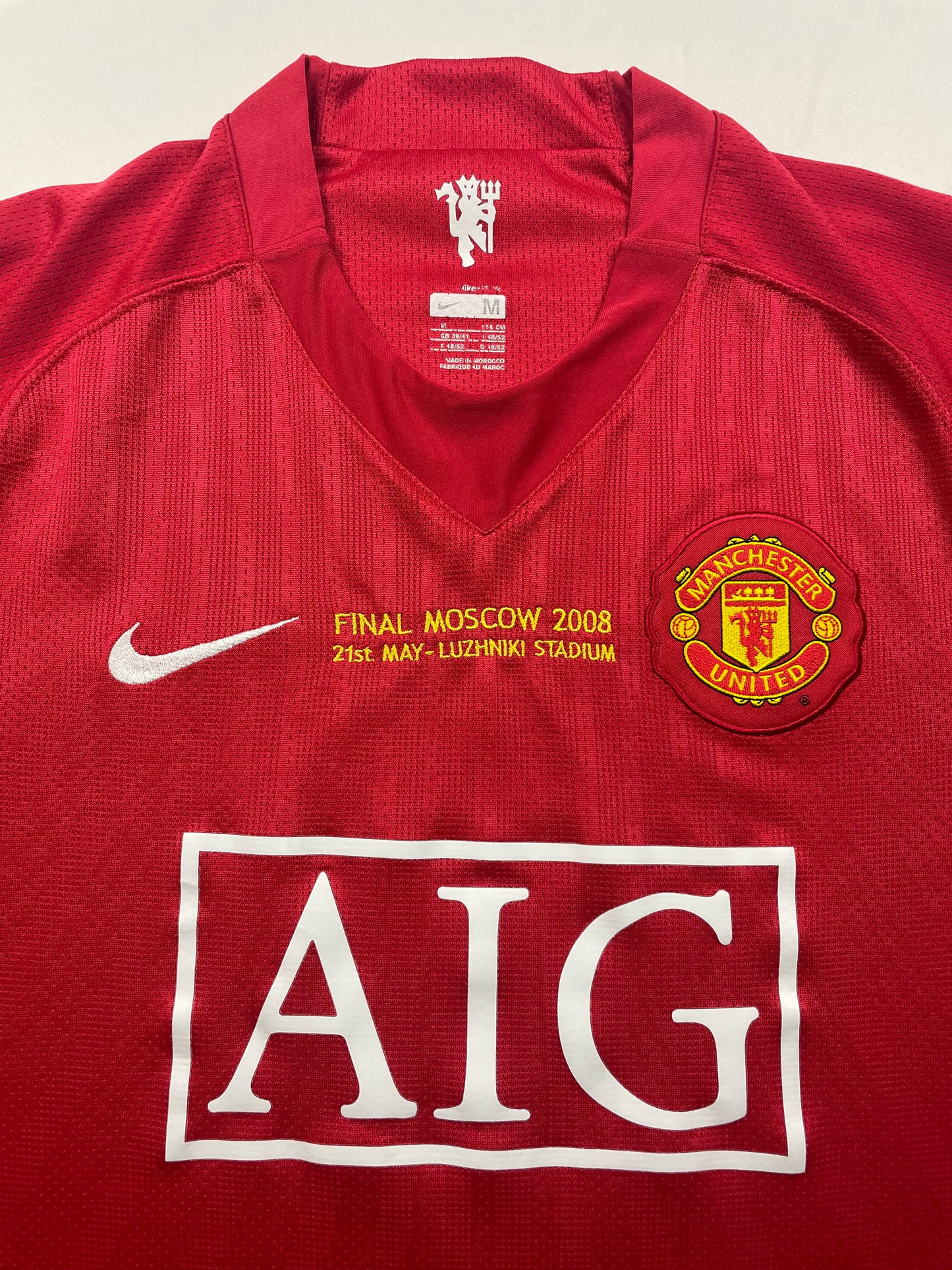 2007/08 Manchester United Europe Ronaldo #7 (M)
