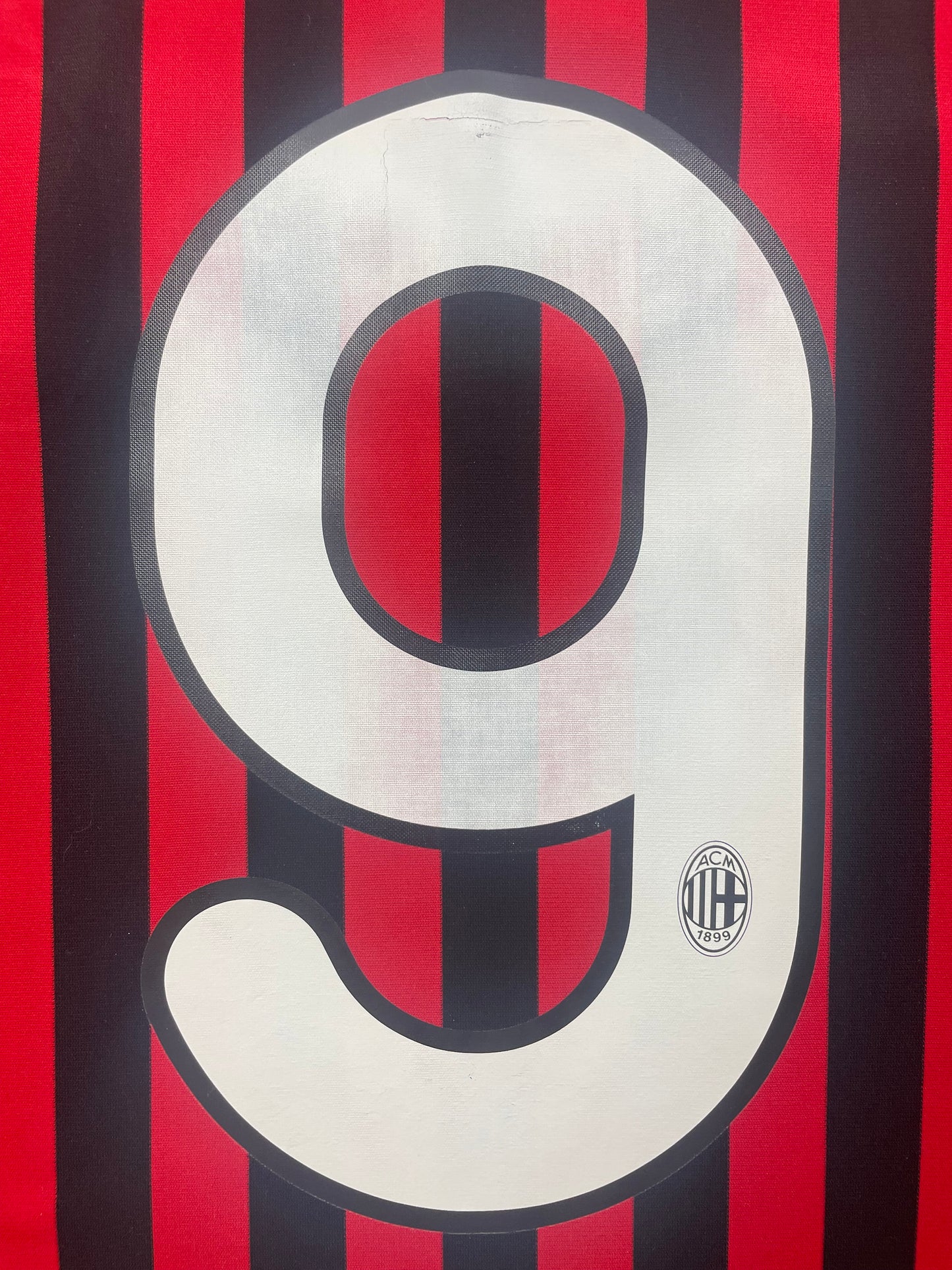 2011/12 AC Milan Home (Inzaghi) #9 Player Issue (L)