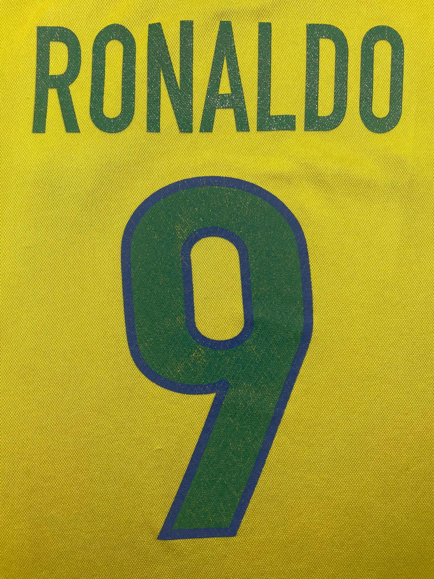 1998 Brésil Home Ronaldo #9 (XL)
