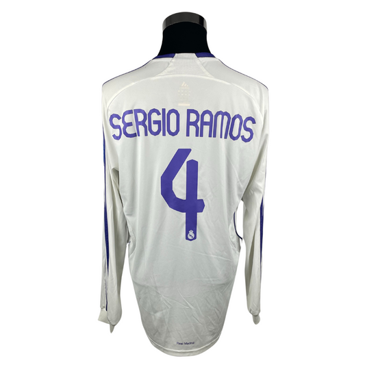 2007/08 Real Madrid Europe Sergio Ramos #4 (L)