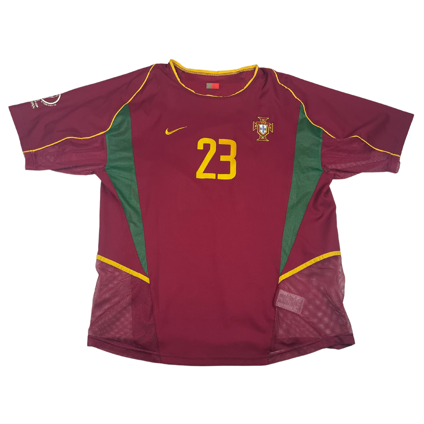 2002 Portugal Home Rui Jorge #23 Match Worn (L)