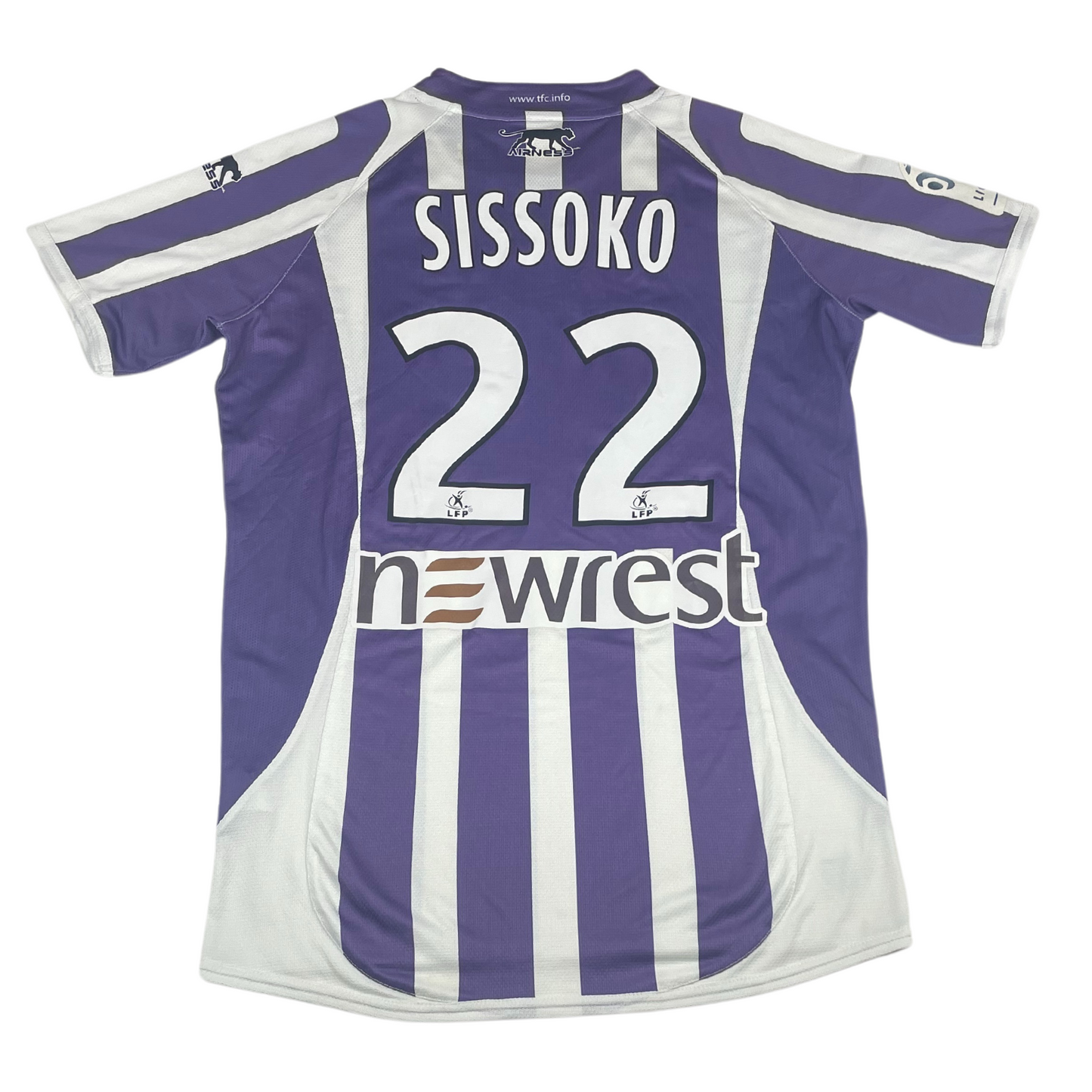 2008/09 Toulouse FC Home Sissoko #22 Match Worn (L)