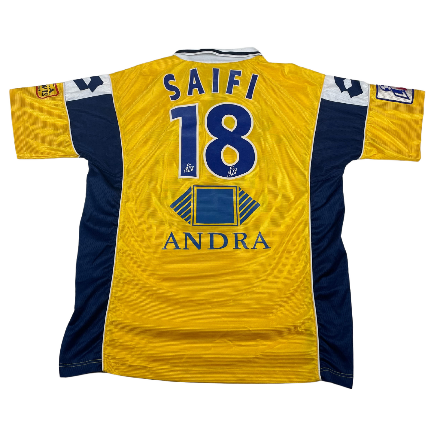 2000/01 Troyes Away Saïfi #18 Match Issue (XL)