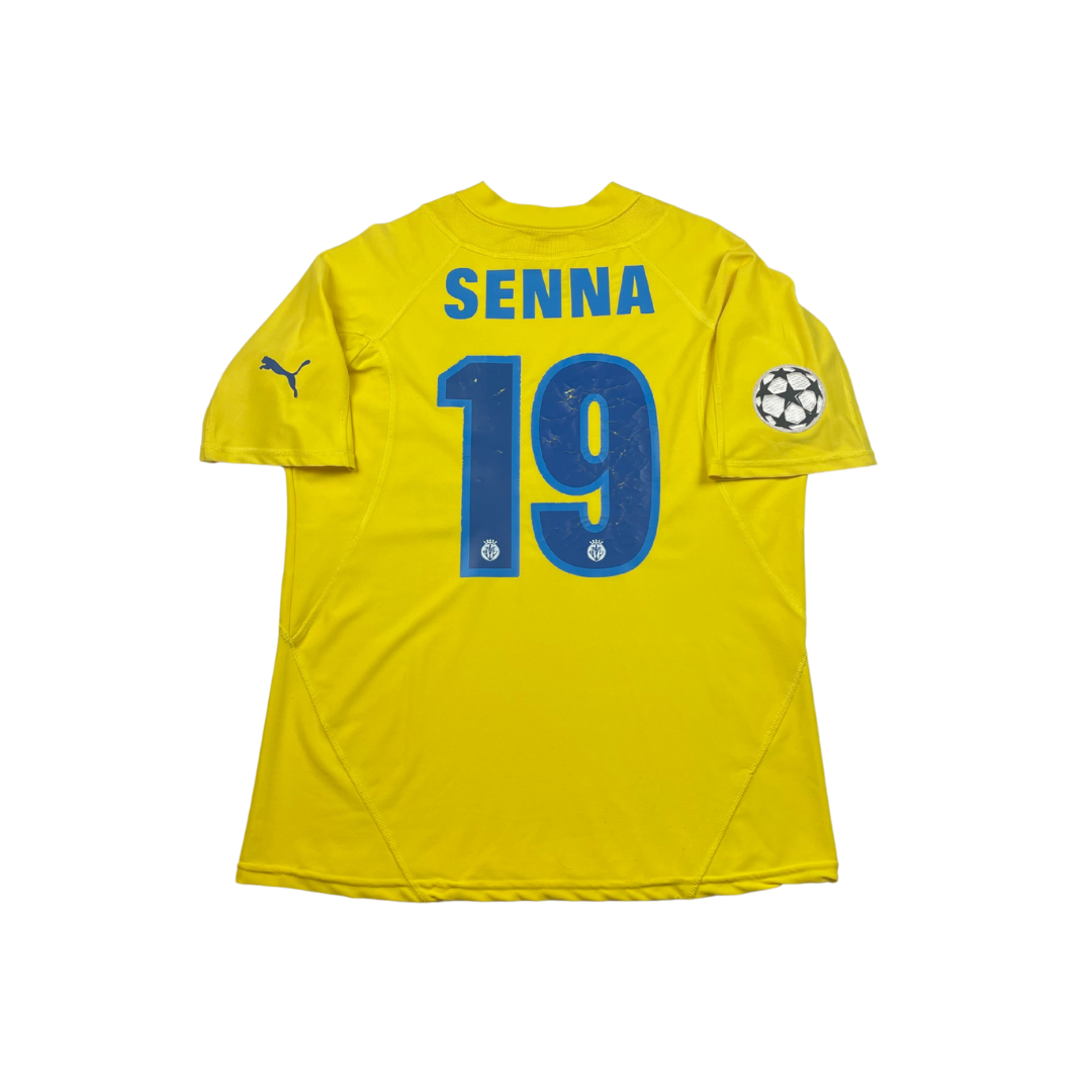 2005/06 Villarreal CF Europe Senna #19 Match Worn (XL)