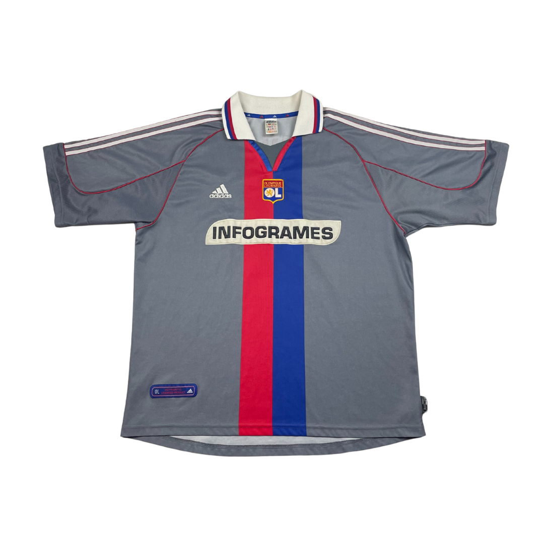 2000/01 Olympique Lyonnais Away Edmilson #3 (XL)