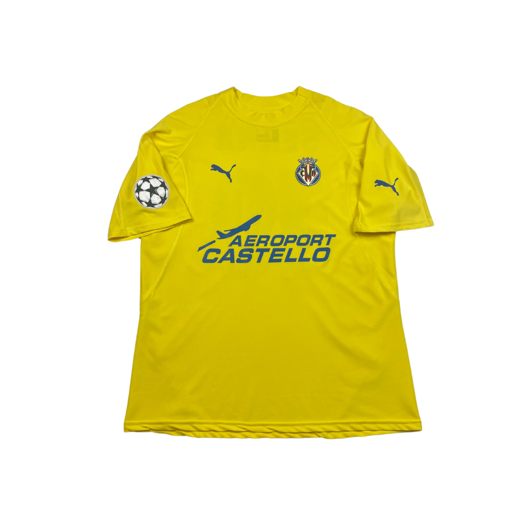 2005/06 Villarreal CF Europe Senna #19 Match Worn (XL)