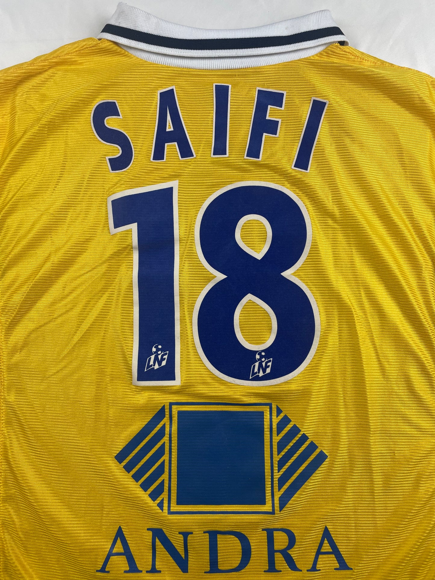 2000/01 Troyes Away Saïfi #18 Match Issue (XL)