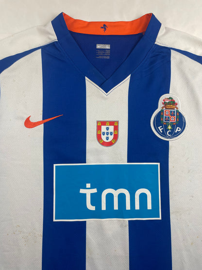 2008/09 Porto Home Bruno Alves #2 Match Worn (L)
