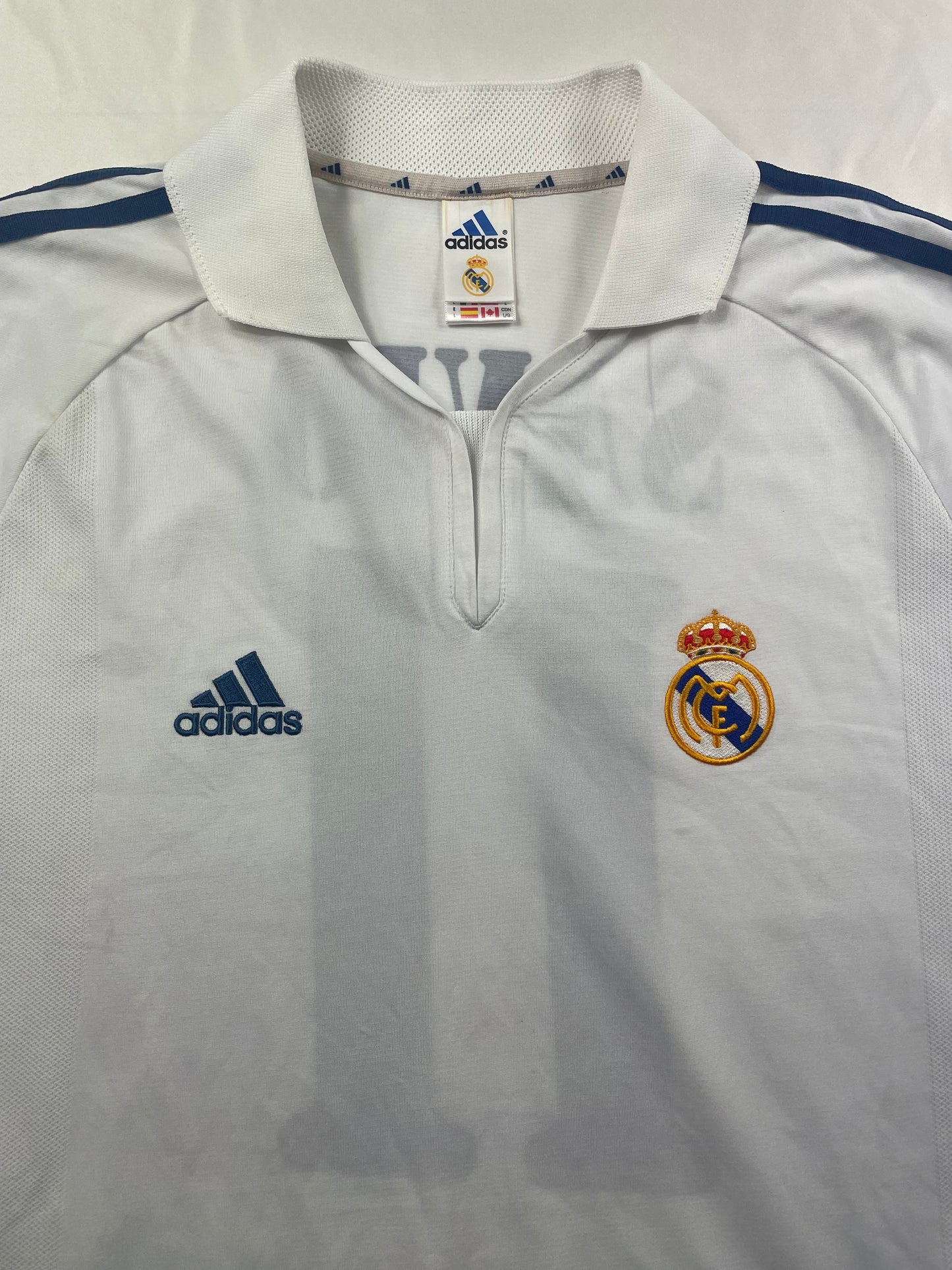 2001/02 Real Madrid Europe Savio #11 Match Issue (L)