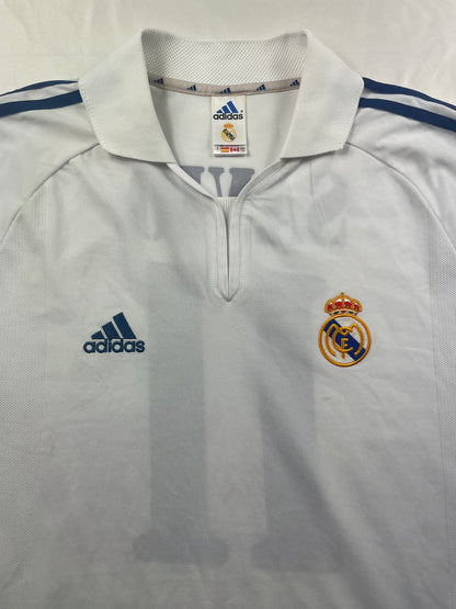 2001/02 Real Madrid Europe Savio #11 Match Issue (L)