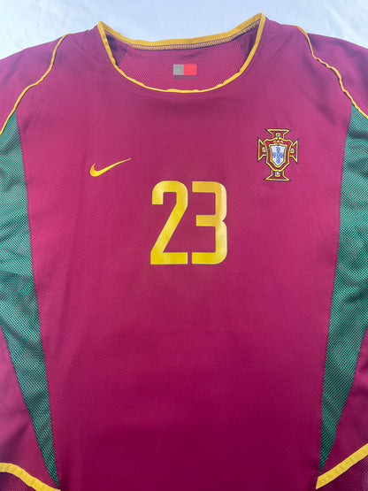 2002 Portugal Home Rui Jorge #23 Match Worn (L)