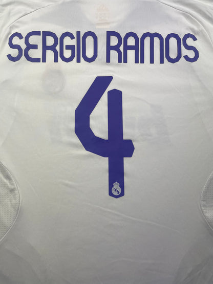 2007/08 Real Madrid Europe Sergio Ramos #4 (L)