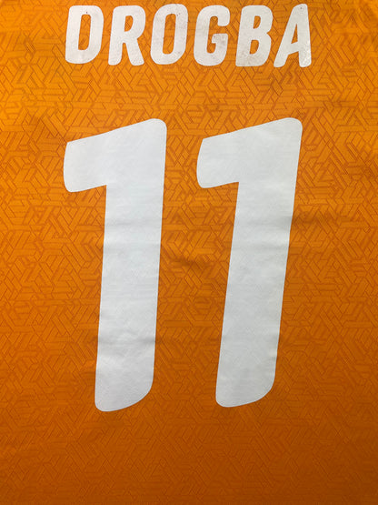 2010 Côte d'Ivoire Home Drogba #11 BNWT (M)