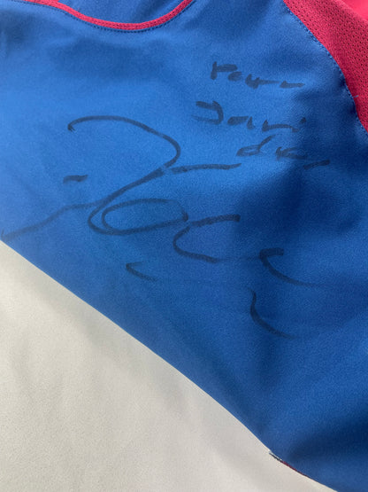 2004/05 FC Barcelona Home Ronaldinho #10 Signed (M)