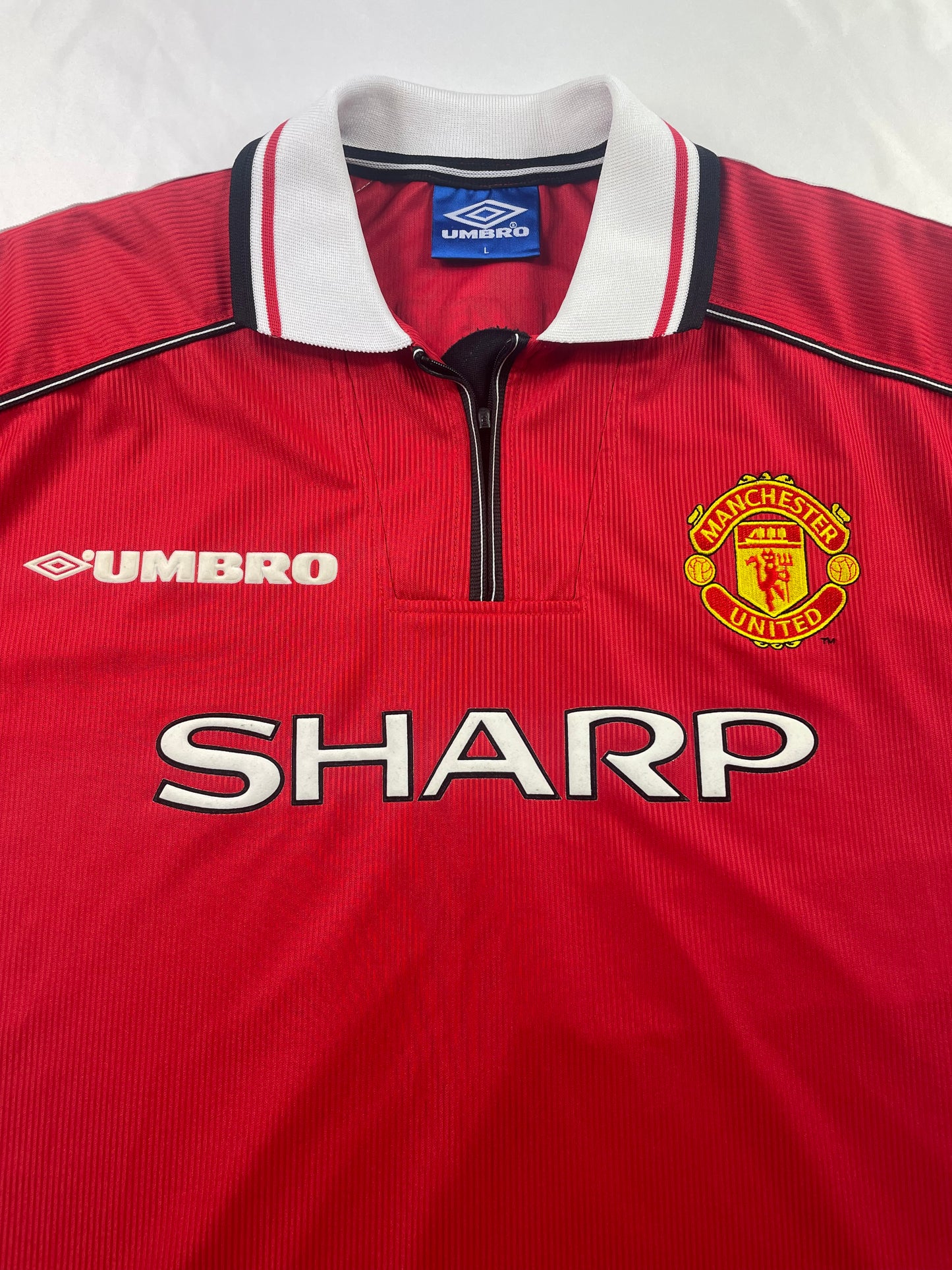 1998/00 Manchester United Home Beckham #7 (L)