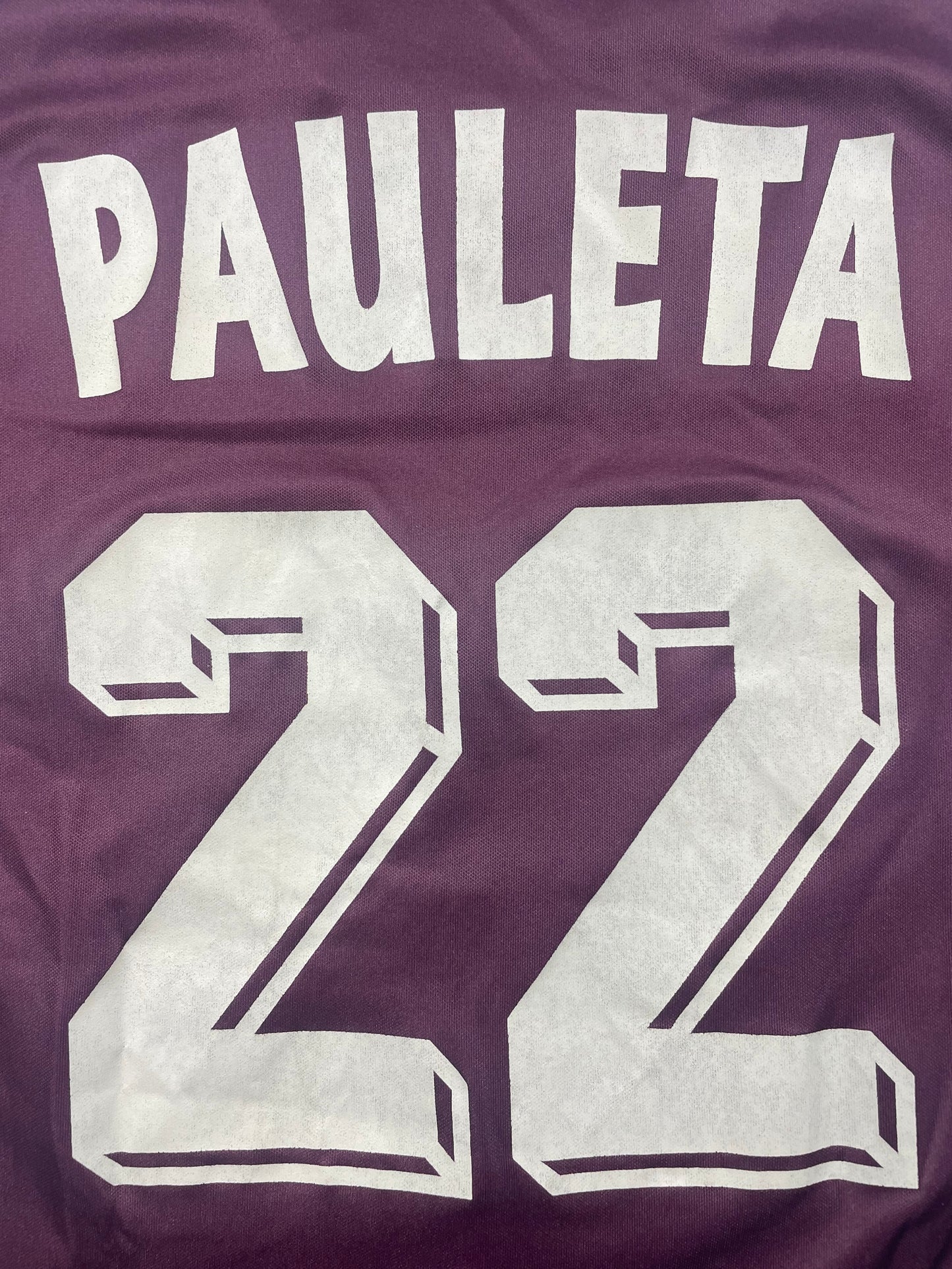 2001/02 Girondins de Bordeaux Europe Pauleta #22 (M)
