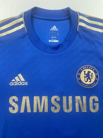 2012/13 Chelsea Home David Luiz #4 Signed Player Issue (9)