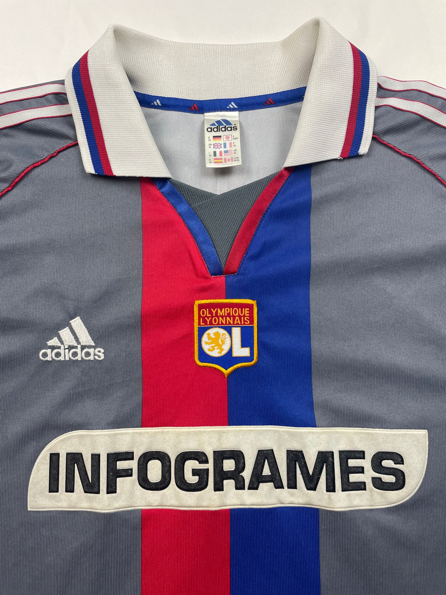 2000/01 Olympique Lyonnais Away Edmilson #3 (XL)