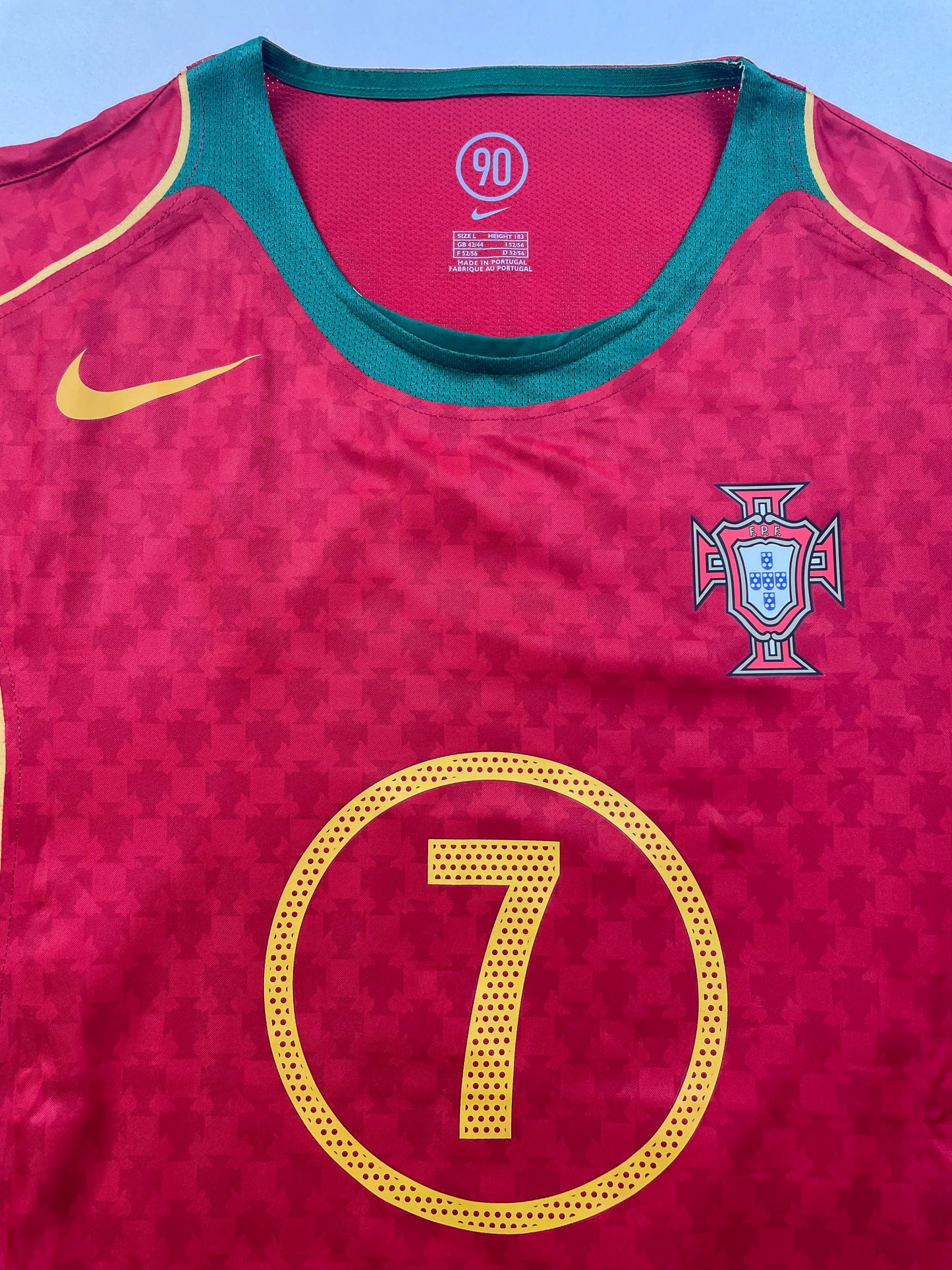2004 Portugal Home Figo #7 Limited Edition BNWT (L)
