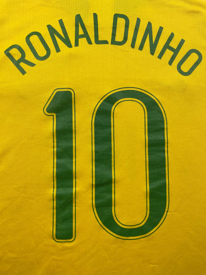 2006 Brésil Home Ronaldinho #10
