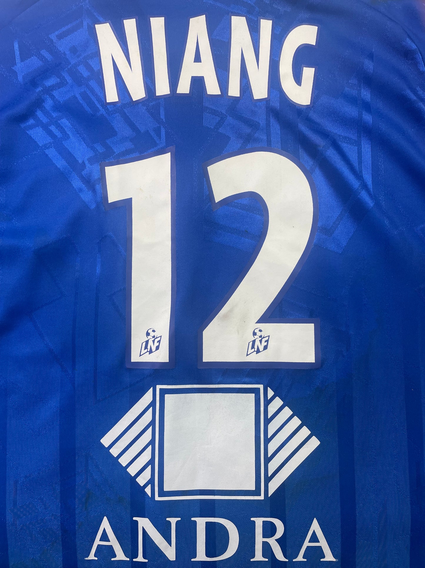 2001/02 Troyes Home Niang #12