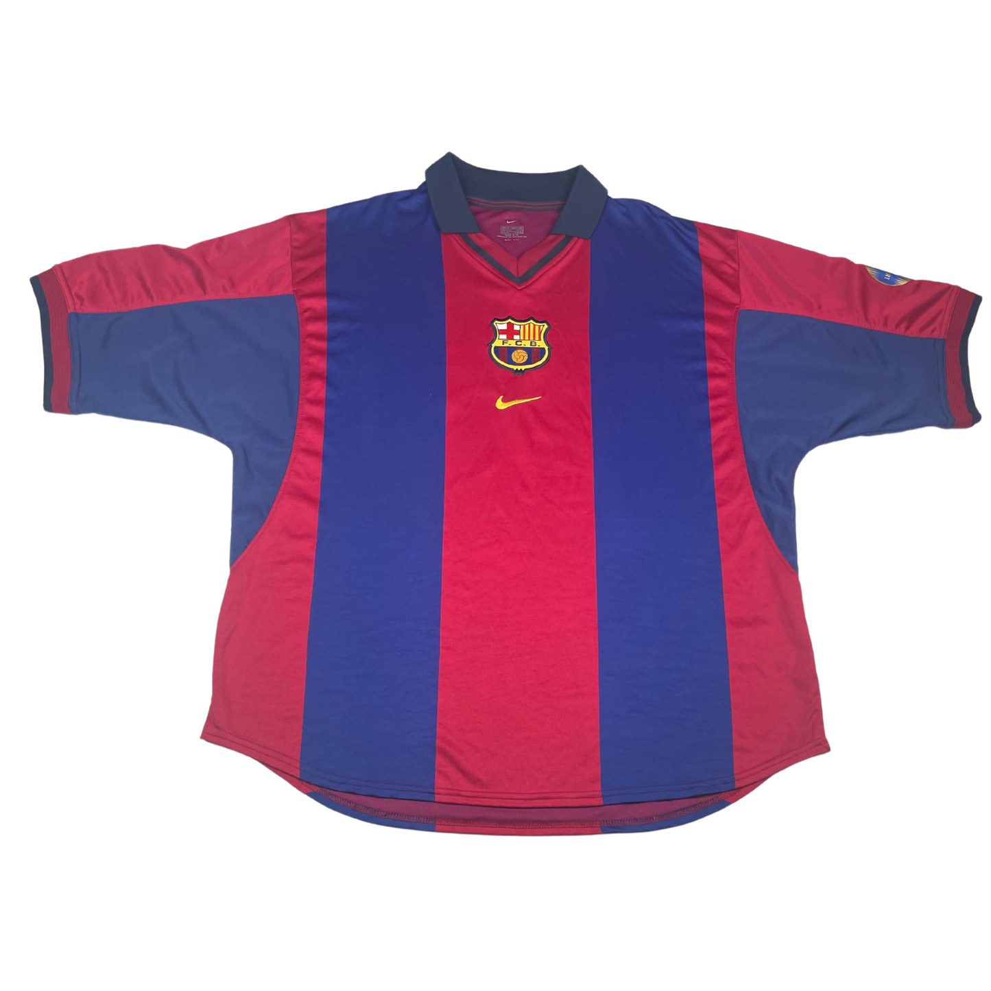2000/01 FC Barcelona Home Rivaldo #10 (XL)