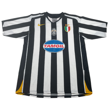 2005/06 Juventus Home (Zambrotta) #19 Match Worn (L)