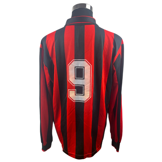 1990/91 AC Milan Home (van Basten) #9 Player Issue (XL)