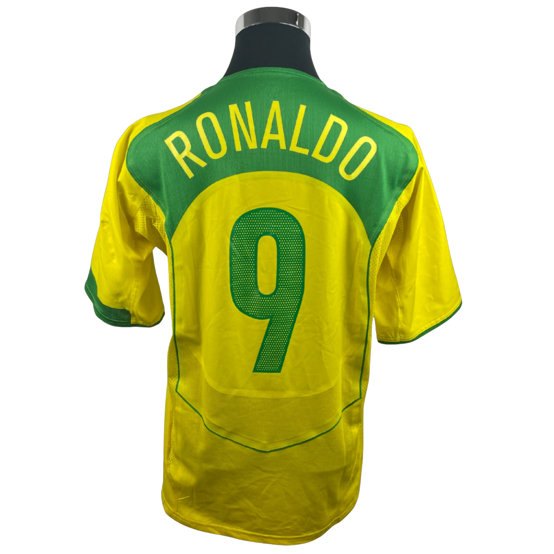 2004 Brésil Home Ronaldo #9 Limited Edition