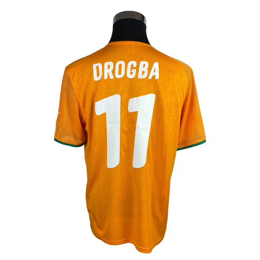 2010 Côte d'Ivoire Home Drogba #11 BNWT (M)