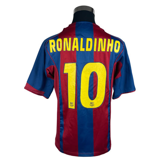 2004/05 FC Barcelona Home Ronaldinho #10 (M)