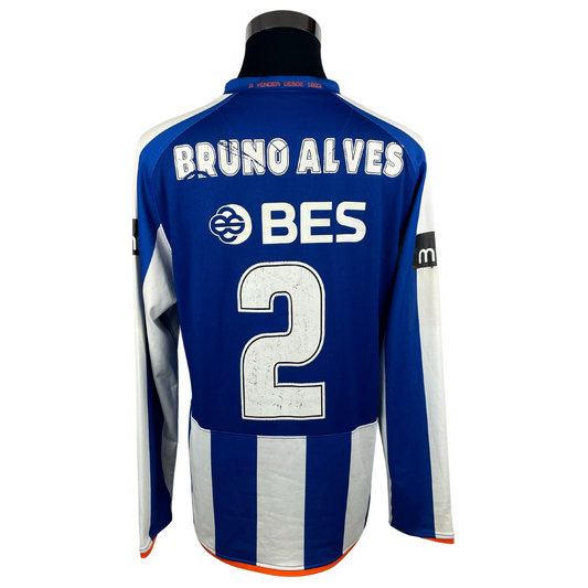2008/09 Porto Home Bruno Alves #2 Match Worn (L)