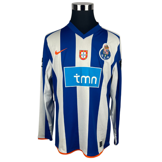 2008/09 Porto Home Bruno Alves #2 Match Worn (L)