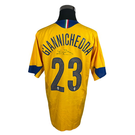 2005/06 Juventus UCL Giannichedda #23 Signed Match Worn (L)