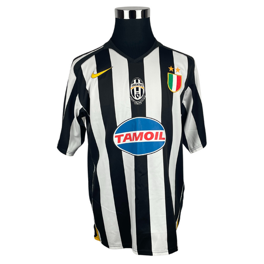 2005/06 Juventus Home (Zambrotta) #19 Match Worn (L)