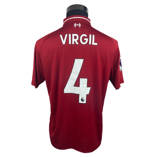 2018/19 Liverpool Home Virgil #4 (M)