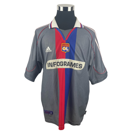 2000/01 Olympique Lyonnais Away Edmilson #3 (XL)