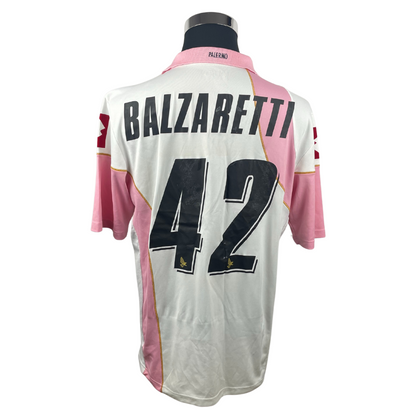 2008/09 Palerme FC Away Balzaretti #42 Player Issue (XL)