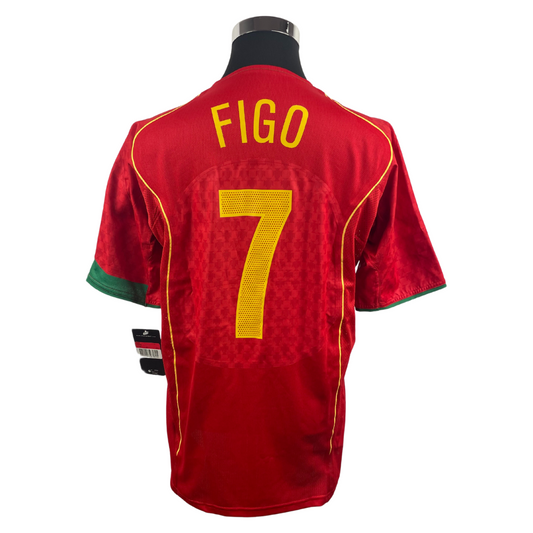 2004 Portugal Home Figo #7 Limited Edition BNWT (L)