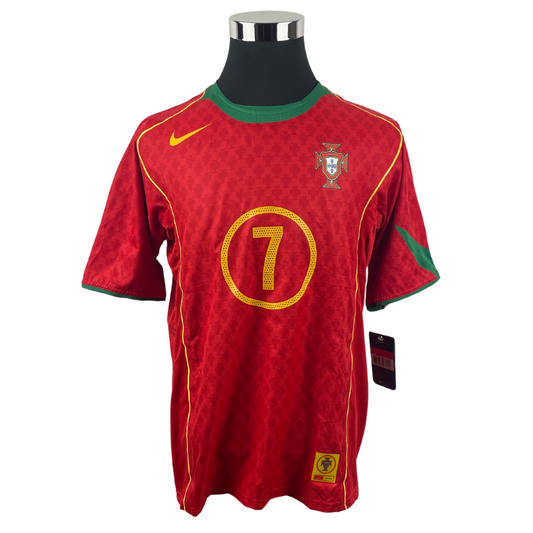 2004 Portugal Home Figo #7 Limited Edition BNWT (L)