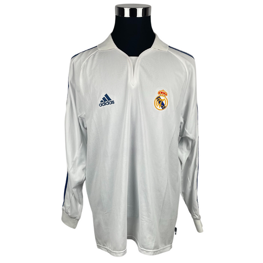 2001/02 Real Madrid Europe Savio #11 Match Issue (L)